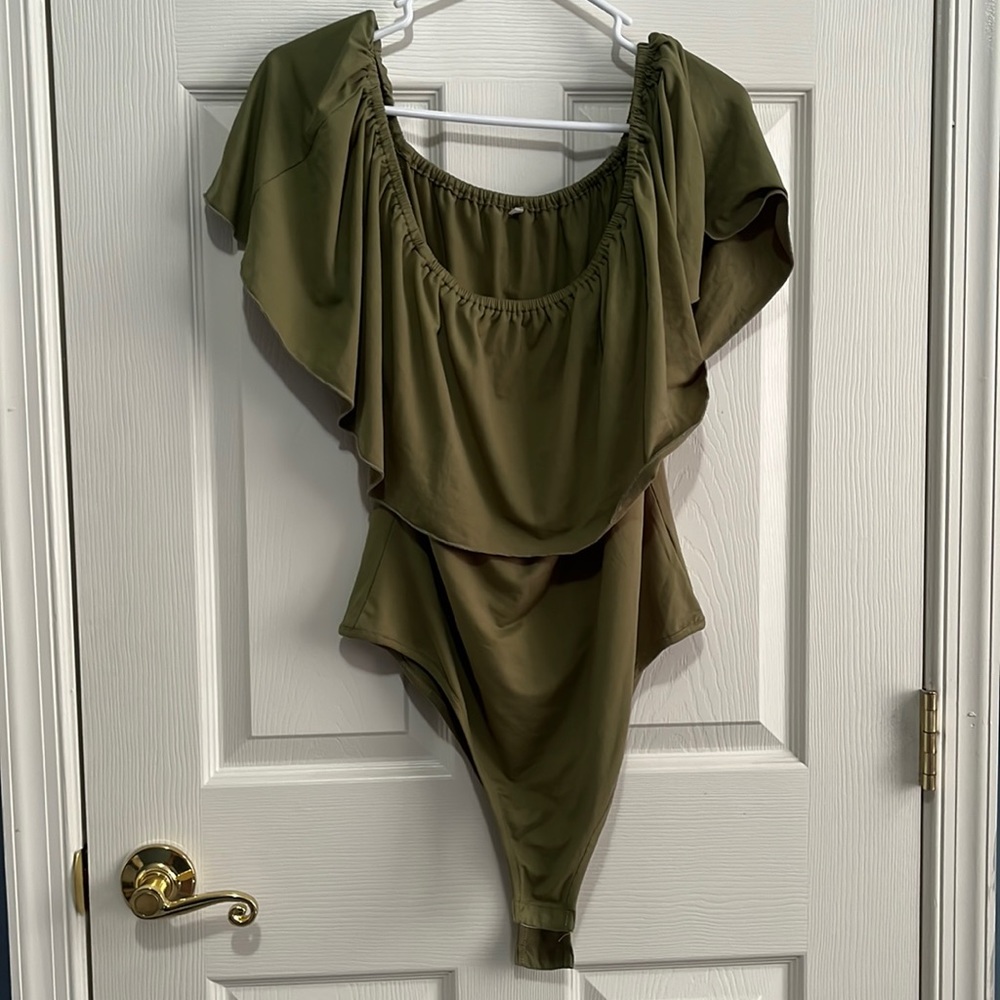 Green bodysuit